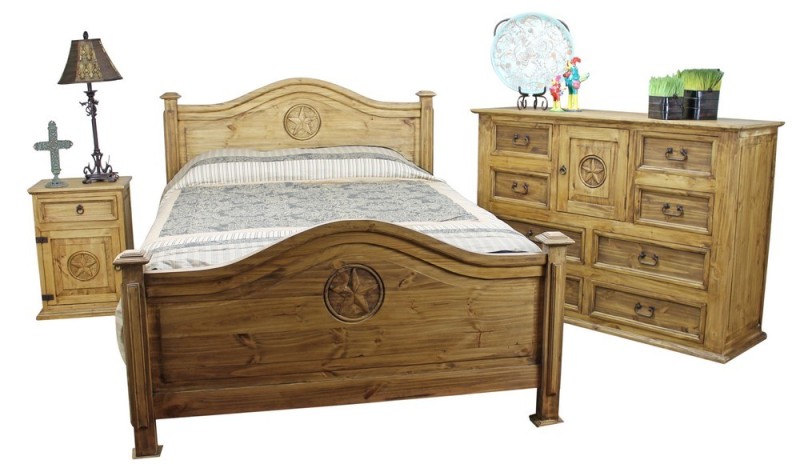 Texas Star Rustic Bedroom Furniture Set